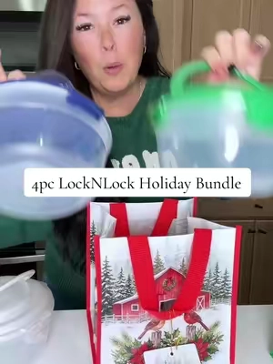 #christmasgifts #holidaygifts #locknlock #christmascookies 