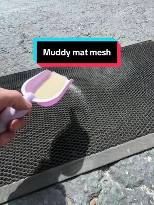 Indoor or outdoor, this mesh mat is made to catch the mess before it gets through the door. #tiktokshopcreatorpicks #MuddyMat #MeshMat #DirtTrap #HomeEssentials 