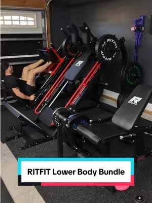 Compound work and isolation work in one package makes way more sense than piecing together your lower-body setup one machine at a time. #TikTokShopCreatorPicks #tiktokshopstockup #RITFIT #LegDay #HomeGym