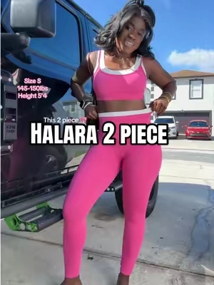 Obsessed… this is such a cute two piece set @Halara_official  #2pieceset #halara #gymgirl #matchingset #tiktokshopstockup 