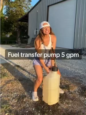 Fast, easy fuel transfers without the mess. #FuelTransferPump #FuelPump #GarageTools #ShopTools #FarmTools @Ecarke 