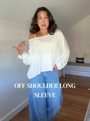 anything off the shoulder 🤌🏼 5’2 wearing a medium 