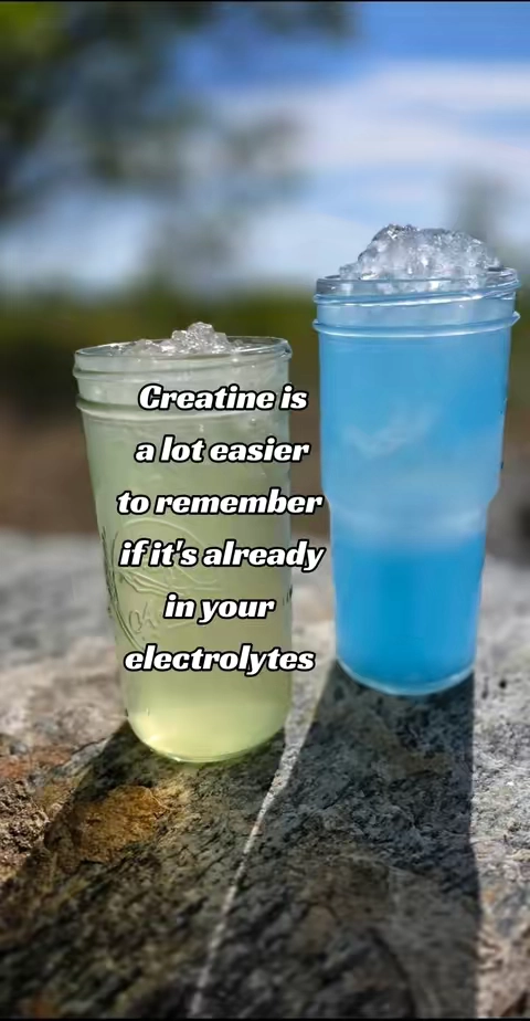 Your electrolytes, just got an upgrade. Now there's one less supplement to remember because they finally put these two together. It's creatine without adding another tub to the counter. Creatine isn't something you take only on workout days. It works by taking it consistently - every day. And it turns out creatine isn't just for gym people.