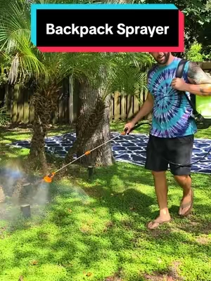 Replying to @getgoingj4 Thats genius! 👌😎 #backpacksprayers  #backpacksprayer  #yardsprayer 