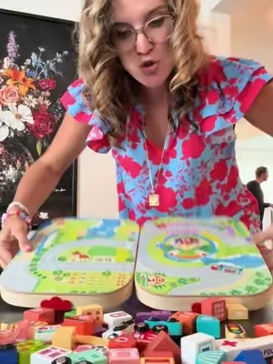 The cutest city block magnet set! 🚂🏙️ Build, play, and create your own little city and the best part for parents? The box IS the track, so cleanup is so easy! 🙌 #MagneticToys #KidsActivities #LearningThroughPlay #ToyTok #MomFinds