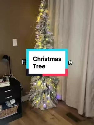I have LOVED this tree! I couldn’t wait to put it up. It’s great for small spaces #christmastree #slimchristmastree #christmas #tiktokshopcreatorpicks #tree 
