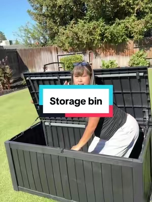 #outdoorstorage #storagebin #homeorganization #tiktokshopcreatorpicks 