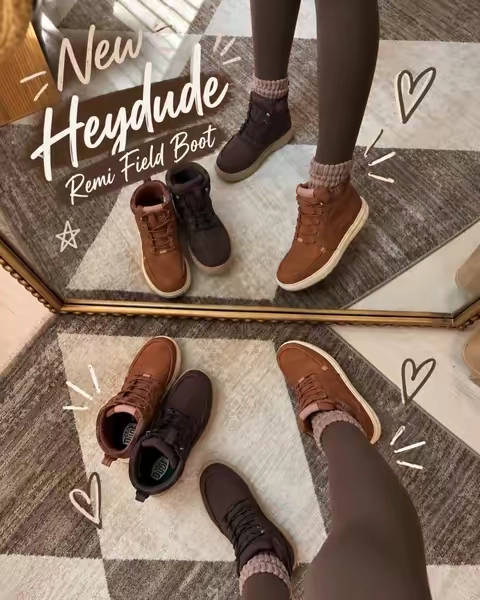@HeyDude new Remi Field Boots 😍 #heydudeshoes #heydudenewarrivalscampaign  