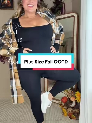 The coziest outfit for fall signed plus size girlie #plussizefallfashion #plussizefashion #plussizeootd #tiktokshopstockup 