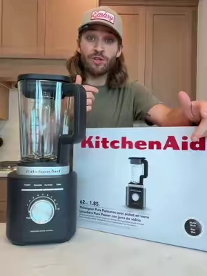 KitchenAid Pure Power Glass Blender #blender #kitchenaid #glassblender #qvc #tiktokshopcreatorpicks 