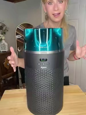 The little air purifier that packs a punch 💨✨ The Dyson HushJet™ uses jet-engine-inspired technology to move purified air through your space while keeping things quiet. Even better—the filters are designed to last up to 5 years before they need replacing! 🙌 Compact, powerful, and so sleek! #DysonHushJet #DysonAirPurifier #AirPurifier @QVC, Inc #QVCLoyaltyProgram