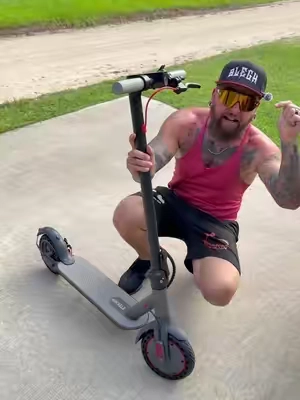 I love that I can fold down this scooter and carry it anywhere I want! #escooter #ebike #scooterlife #electricscooter #streetlegal 