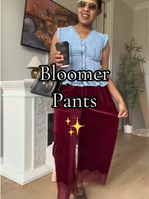 Bloomer pants #bloomers #widelegpants #tiktokshopstockup #tiktokshopcreatorpicks #lace 
