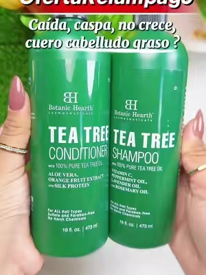 @Botanic Hearth Cosmeceuticals shampoo y acondicionador para cabelludo graso, caspa y caída #hairloss #dandruff #caspa #tiktokshopstockup 