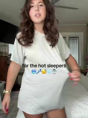 i am  5’5” wearing a medium oversize fit #sleep #pajamas #hotsleeper #tiktokshopcreatorpicks #pjs 