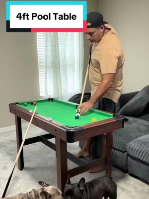 If you thought you didn’t have space for a pool table, think again! #pooltable #billiards #gameroom #falldealsforyou #tiktokshopfalldealsforyou 