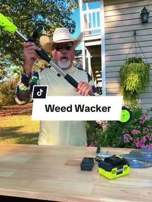SEESE Cordless Electric Weed Wacker, 3 Different Cutting Accessories for Lawn Trimming & Edging, with 2 Batteries, #yard #Outdoors #trimmer#seese#tools 