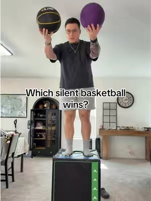 I like both silent basketballs but one is my favorite and wins it all 🔥 #basketball #silentbasketball #basketballworkout #basketballtraining #tiktokshopstockup 