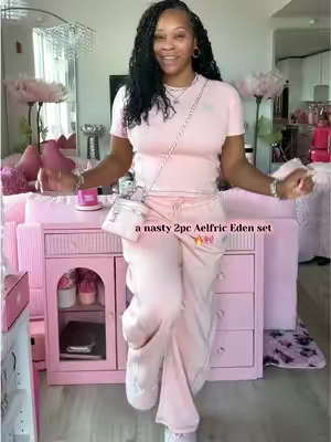 #aelfriceden #streetwear #sweatpantsoutfit #twopieceset #pinkaesthetic 