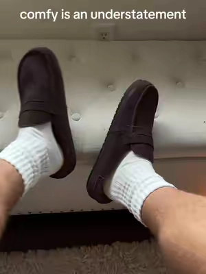 Naple loafers that look just like the name brand.  I suggest sizing down a full size with these suede loafers #loafers 