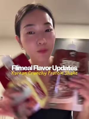 LAST CHANCE: MILK TEA & NEW: REAL DARK CHOCOLATE! Basically like cereal but protein & fiber 🍫 @Flimeal #flimeal #koreanprotein #crunchyprotein #milkteaprotein #chocolateprotein