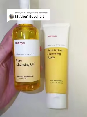 Replying to @nailsbyke89 Manyo cleansing duo !  #TikTokShopStockUp #fallintofun   #TikTokShopCreatorPicks   