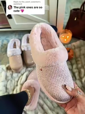 Replying to @the_scent_scientist Afforable cozy slippers 💕💕 #slippers #skechers #skechersshoes #cozyslippers #qvcloyaltyprogram 