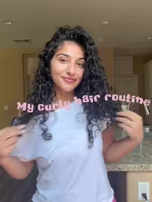 My #curlyhair  routine with one product 🤍##inspo##fy