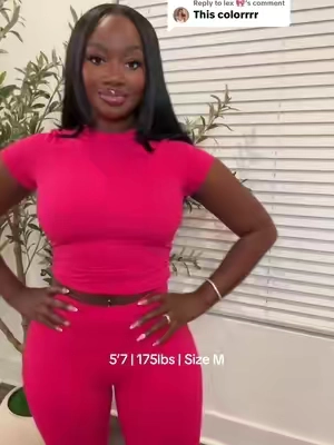 Replying to @lex 🎀 this color plus tall girl friendly 💁🏾‍♀️💅🏾 #2pieceset 