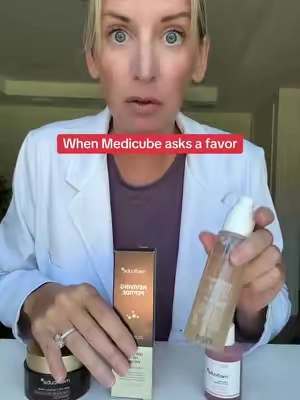 Replying to @Roseann Vega  Esthetician Nikki’s Medicube Bundle instructions #antiagingskincareroutine 