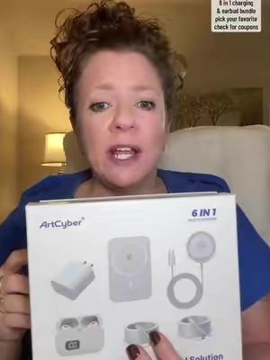 charged devices only, this 6 in 1 bundle has it all! #charging #phonecharger #phonechargers #earbuds #earbudswireless 