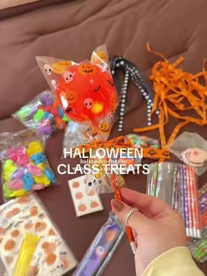 way better than candy!! so cute and fun for the whole class 🎃🖤 #halloween #halloweenparty #HalloweenTreats #halloweenfinds #kidshalloween 