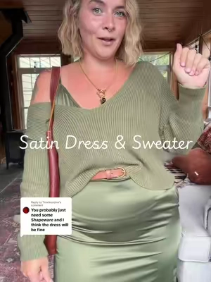 Replying to @Timelessdiva @Likemychoice Global #satindress #dresses #fallfashiontrends #sohochic #midsizefashion 