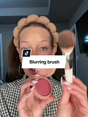 ILIA Soft Focus Blurring Blush + Precision Powder Brush bundle for the easiest soft, blurred everyday blush look. #ILIABeauty #Blush #MakeupTok #BeautyTok