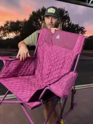 GCI Outdoor Kickback Insulated Rocker #campingchair #rockerchair #gcioutdoor #tiktokshopcreatorpicks 