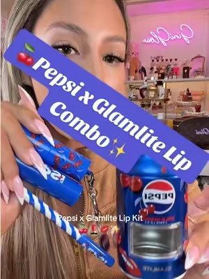 🍒💋Pepsi x Glamlite Lip Kit✨#glamlitecosmetics #glamlite #glamlitelipkit #lipcombo #tiktokshopstockup  Posted on 09/17/2026 | Prices & promos were accurate at time of posting but may change. This is my personal testimony. Results may vary. @Glamlite 