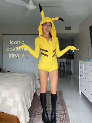 Wearing size xs @Dolls Kill  #costume #halloweencostume #costumeideas #pikachu #halloween 