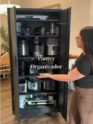 #pantry #storage #metal #kitchen #organizer 