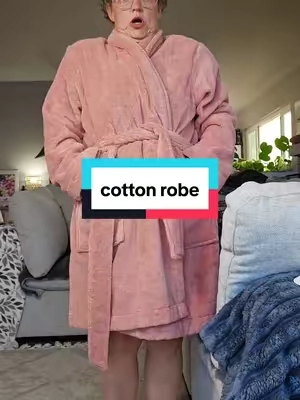 Replying to @mk_ultracool Yes mam! Love that this robe goes up to a 2x-3x 😍🙌 #robe #cozyrobe #cottonrobe #naturalfiberclothes #qvcloyaltyprogram @QVC, Inc 