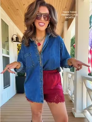 I can think of a million different ways to style these shorts for year round wear! I’m SO glad I found a pair that is actually thick thigh friendly, without breaking the bank. ❤️‍🔥👏🏻 #satinshorts #midsizestyle #falloutfits 