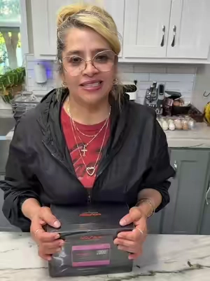 La flaca es una mujer precavida 