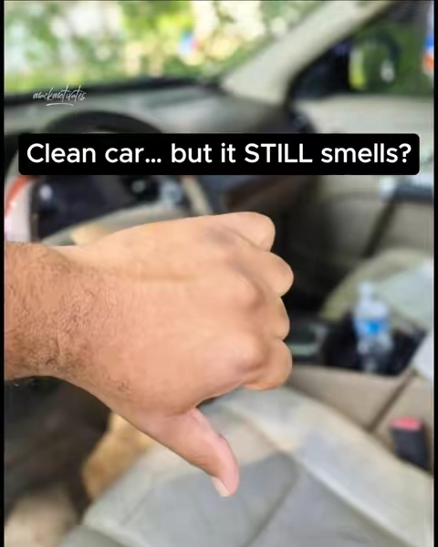 Chemical Guys Total Reset uses a mist that spreads through the cabin to help eliminate lingering smells and give your car a more complete odor reset. If your interior is clean but something still smells off, check the cart and see what they have going on today. - #ChemicalGuys #CarDetailing #CarCleaning #CarAccessories #MackMotivates 