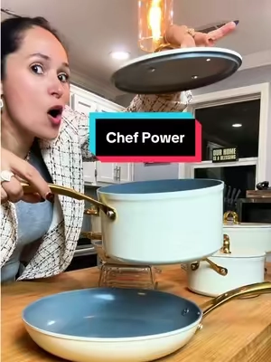 Tan bonitas que casi da pesar cocinar en ellas. Este set le da un upgrade completo a la cocina. Nada se pega y Estan bellas  #CookwareSet #KitchenFinds #KitchenMustHaves #tiktokshopstockup @Chef Power US