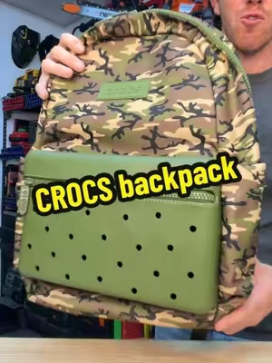 Check out the CROCS backpack! #school #backpack #backtoschool #crocs 