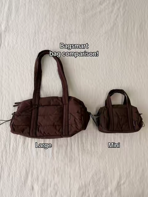 #puffytotebag #totebag #everydayessentials #bagsmart #bagsmarttotebag 