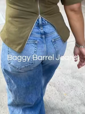 Replying to @DreDre🎀🍒 these are definitely more MIDRISE, not low rise! 🤎 #FashionNova @Fashion Nova  #barreljeans #fallfashion #falldealsforyou 