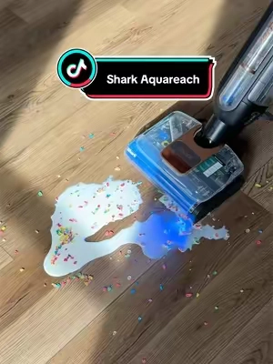 this thing really does it all 😳 #sharkaquareach #vacmop #sharkvacuum #mop #clean 