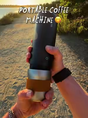 Your first cup of coffee in the morning doesn’t need to be such a hassle. #portable #espresso #coffeetiktok #cafecitotime #fyp 