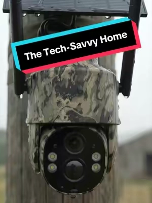 Your home is now tech-savvy. Solar-powered, 4G-connected, and always watching. The future of home security is here, and it looks a lot like a small camera on your porch. #tiktokmademebuyit #securitycamera #trailcam #homesecurity #tiktokshopstockup c