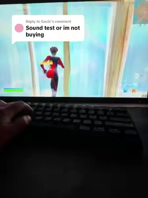 Replying to @Gaviii. There is the sound test let me know 